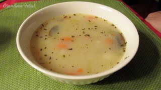 Krupnik Soup - Great Depression Cooking - Polish Food - Barley Potato Soup