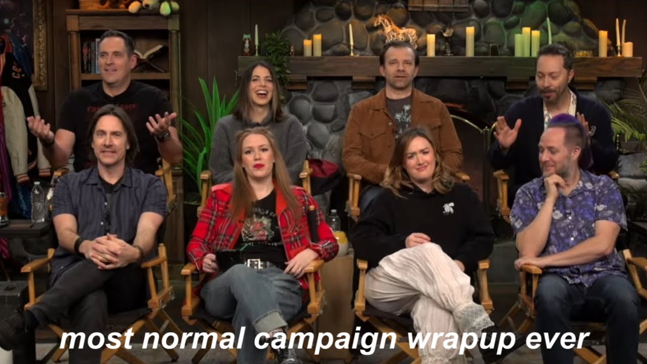 the critical role cast being normal again during the campaign 3 wrapup
