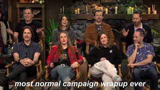 the critical role cast being normal again during the campaign 3 wrapup