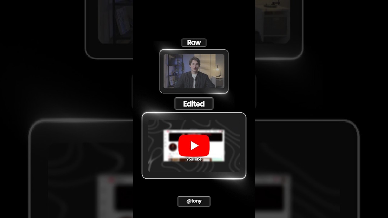 how to get started making youtube videos..... before and after edit
