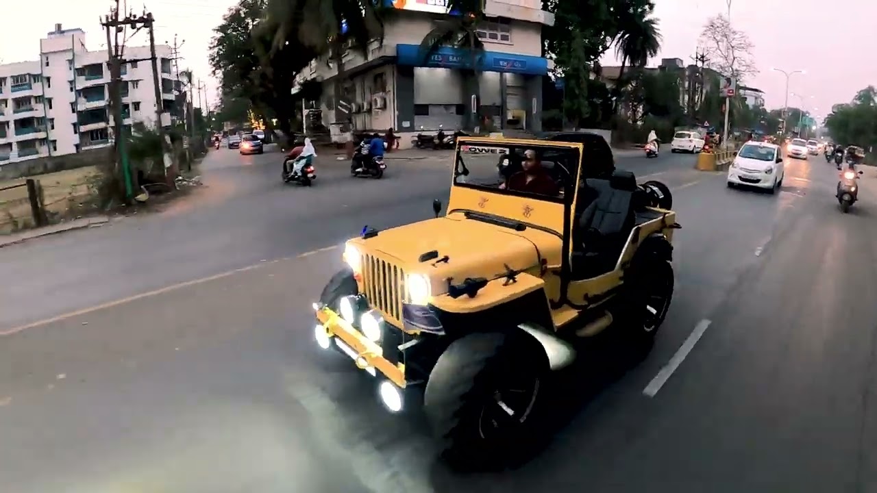 Jeep Willys Bold Yellow Makeover 💛 + Ranger Rover Gearbox Swap 🚙 Ultimate Offroad Beast!🔥