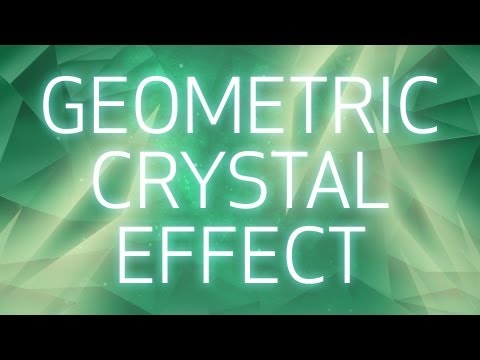 Photoshop - Geometric Crystal Effect Tutorial