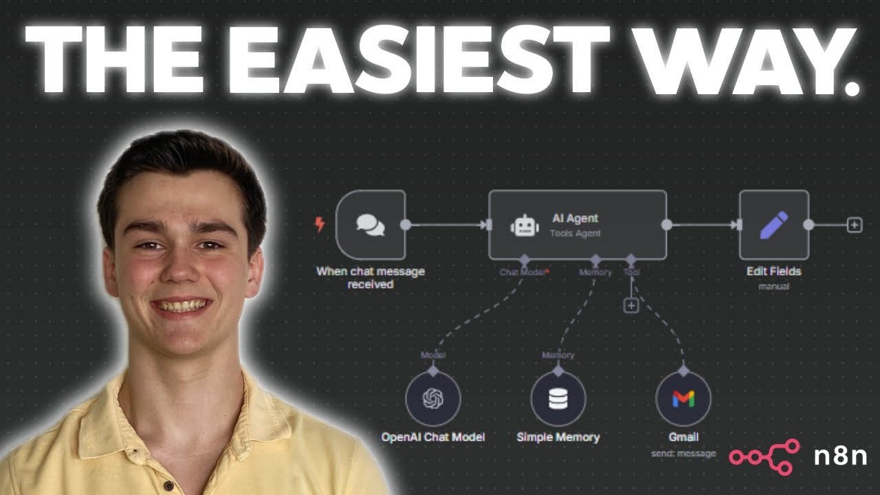 How to Easily Build AI Agents With n8n (Step-By-Step Guide) - YouTube