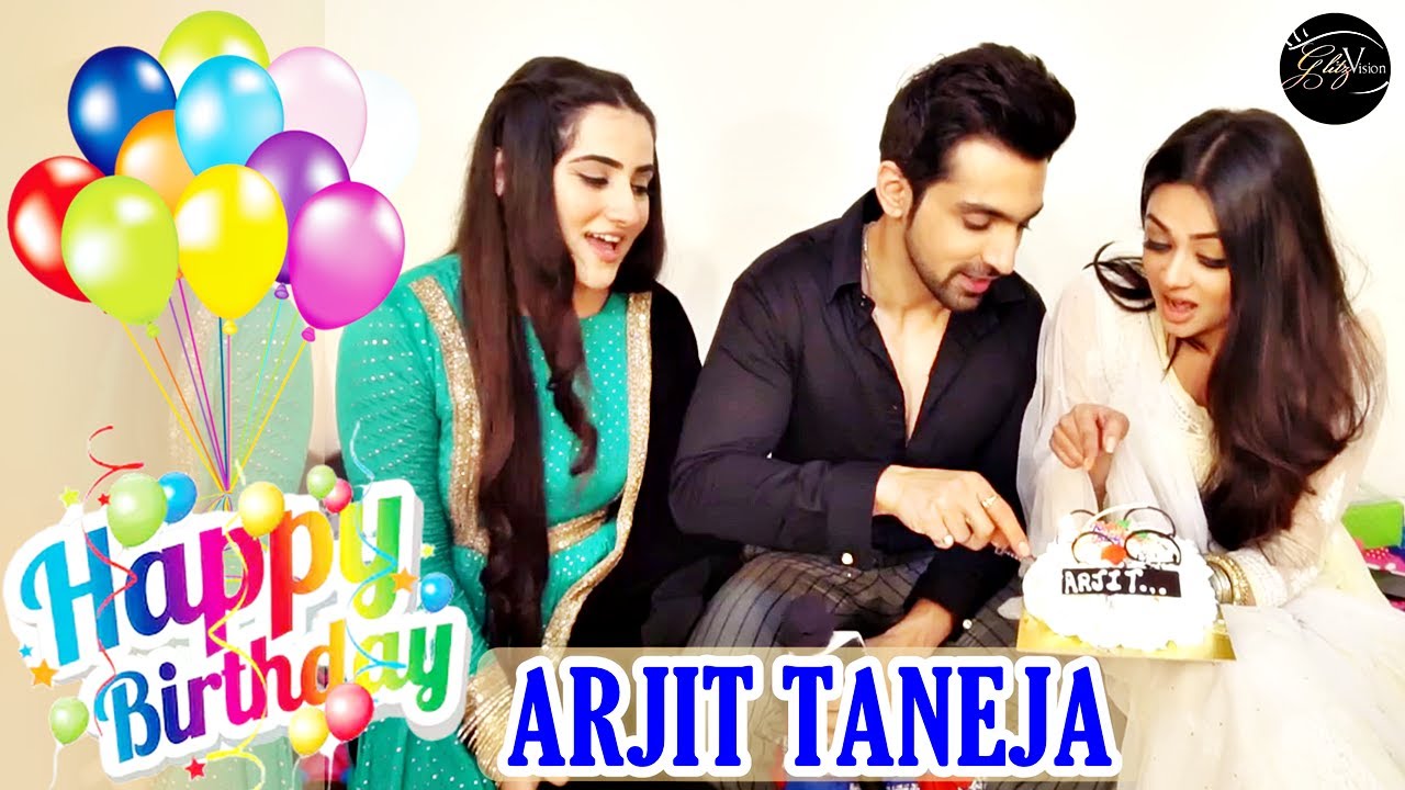 Arjit Taneja CELEBRATES B'day with co-stars Diana Khan, Samiksha Jaiswal & Glitzvision | Bahu Begum