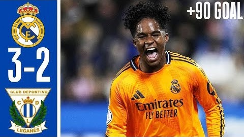 Real Madrid vs Leganes 3-2 - All Goals & Highlights+90 Goal