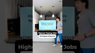 Highest Paying Jobs No Degree Required! #Shorts #HighPayingJobs #JobTips #SalaryTransparency