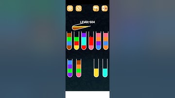 COLOR SORT PUZZLE LEVEL 604