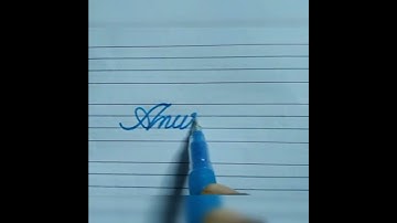 How to write cursive beautiful name 