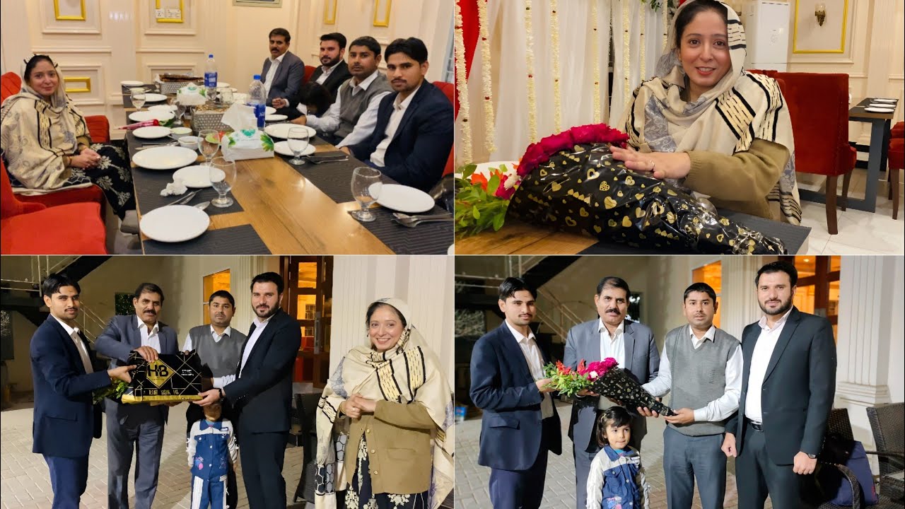 Promotion Ki Khushi Staff ka Sath Dinner || Staff Ne Welcome kia 😲