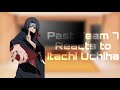 Past Team 7 Reacts to ✨Itachi Uchiha✨