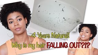 STORY TIME! - 4 Yrs Natural, WHY IS MY HAIR FALLING OUT?! - (Iron Deficiency Anemia Battle)- 4C Hair