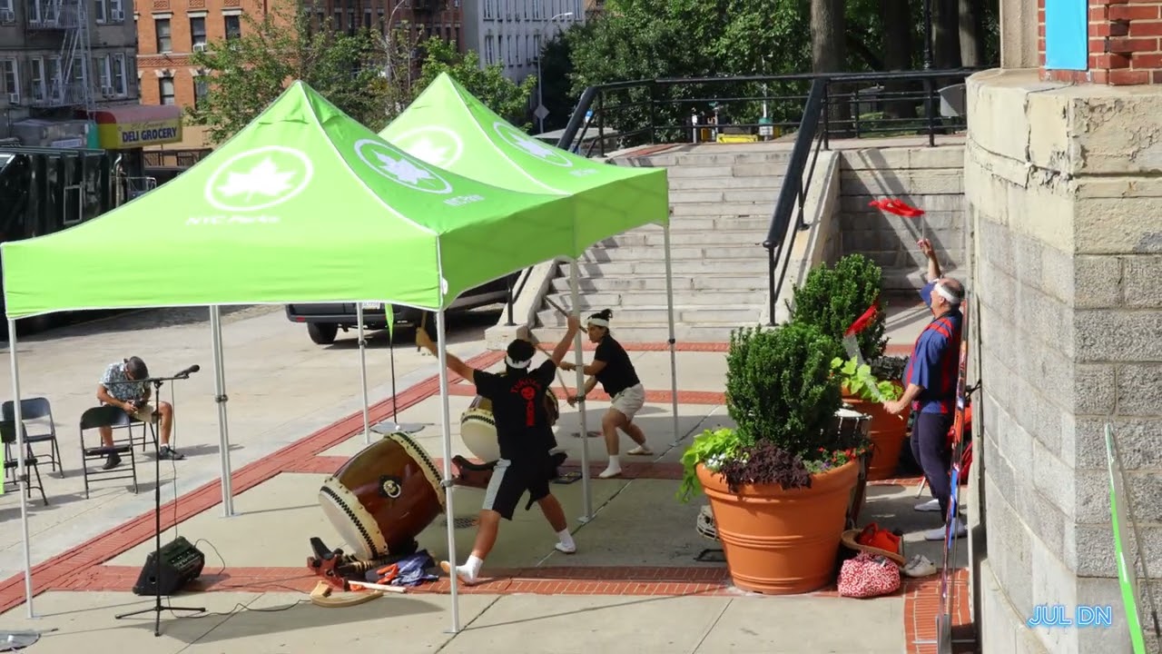 [4K] Taikoza Drum Performance- Highbridge,New York City| July 2,2024