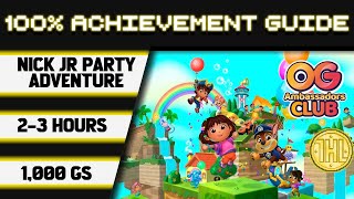 Nick Jr. Party Adventure 100% Achievement Walkthrough * 1000GS in 2-3 Hours *