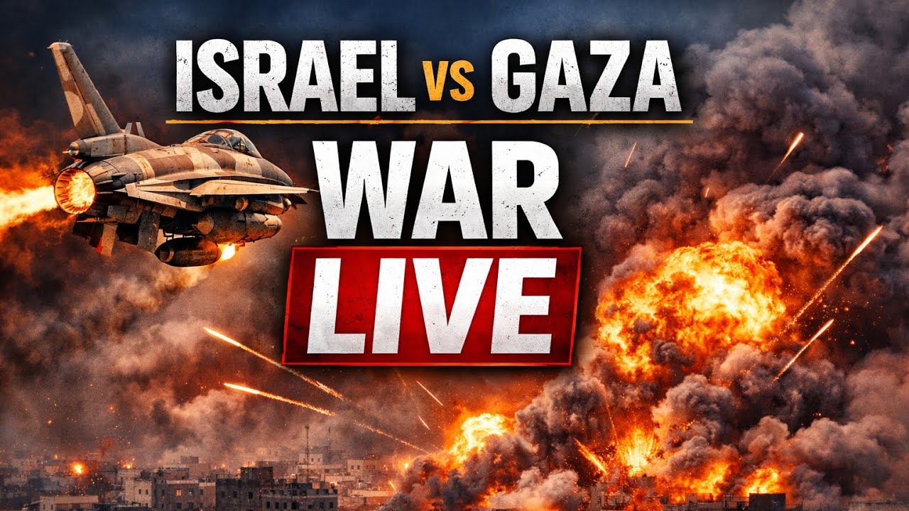 Breaking news Israel vs Gaza Live Update | Explosions Heard Across Gaza Strip