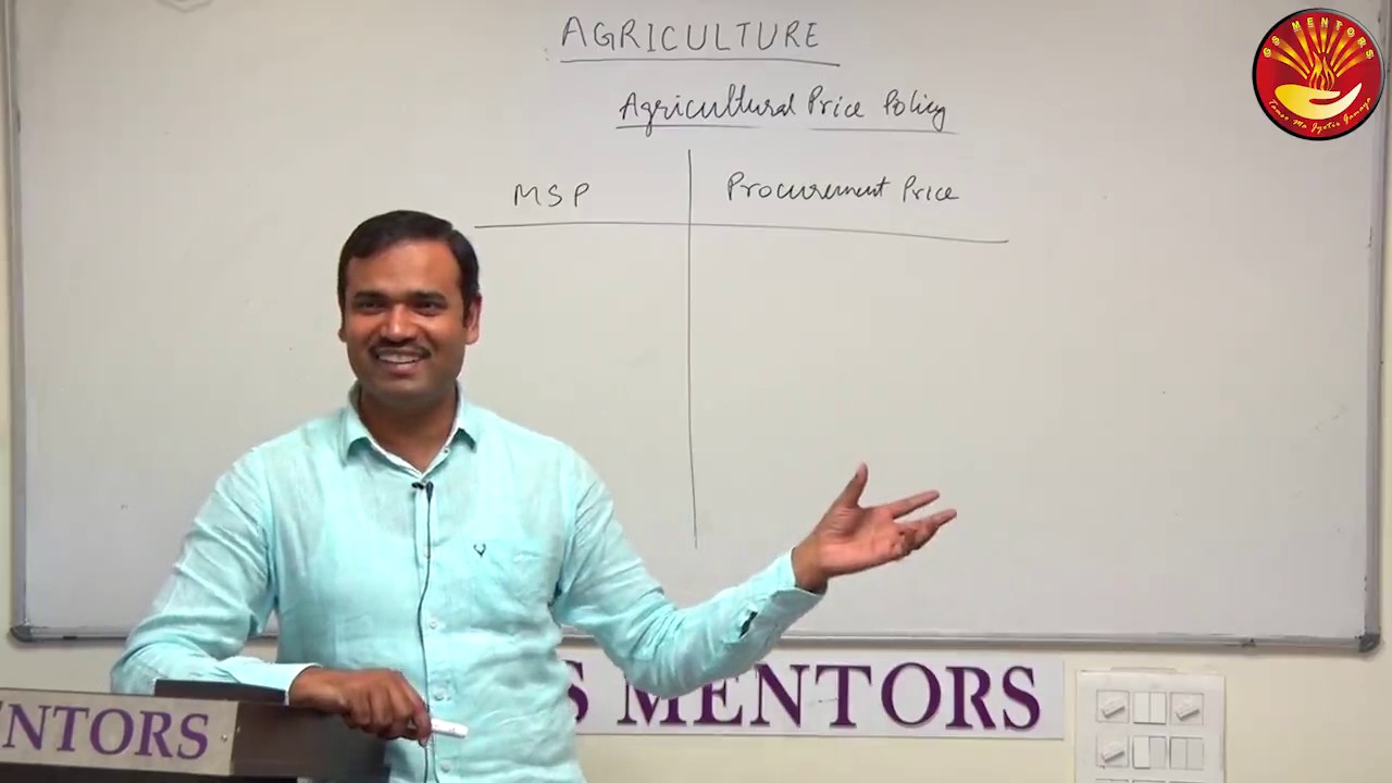 Agricultural Price Policy, MSP & Issues by Zulfiquar Sir