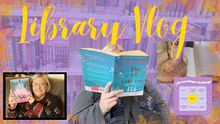 Library Reading Vlog featuring a Bingo Board Challenge