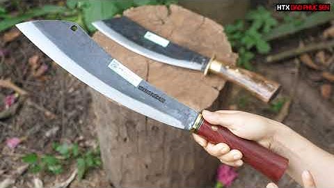 DAO PHÚC SEN, CẶP DAO CHUYÊN CHẶT CỰC CHẤT_ HÀNG CHUẨN CỦA HTX DAO PHÚC SEN