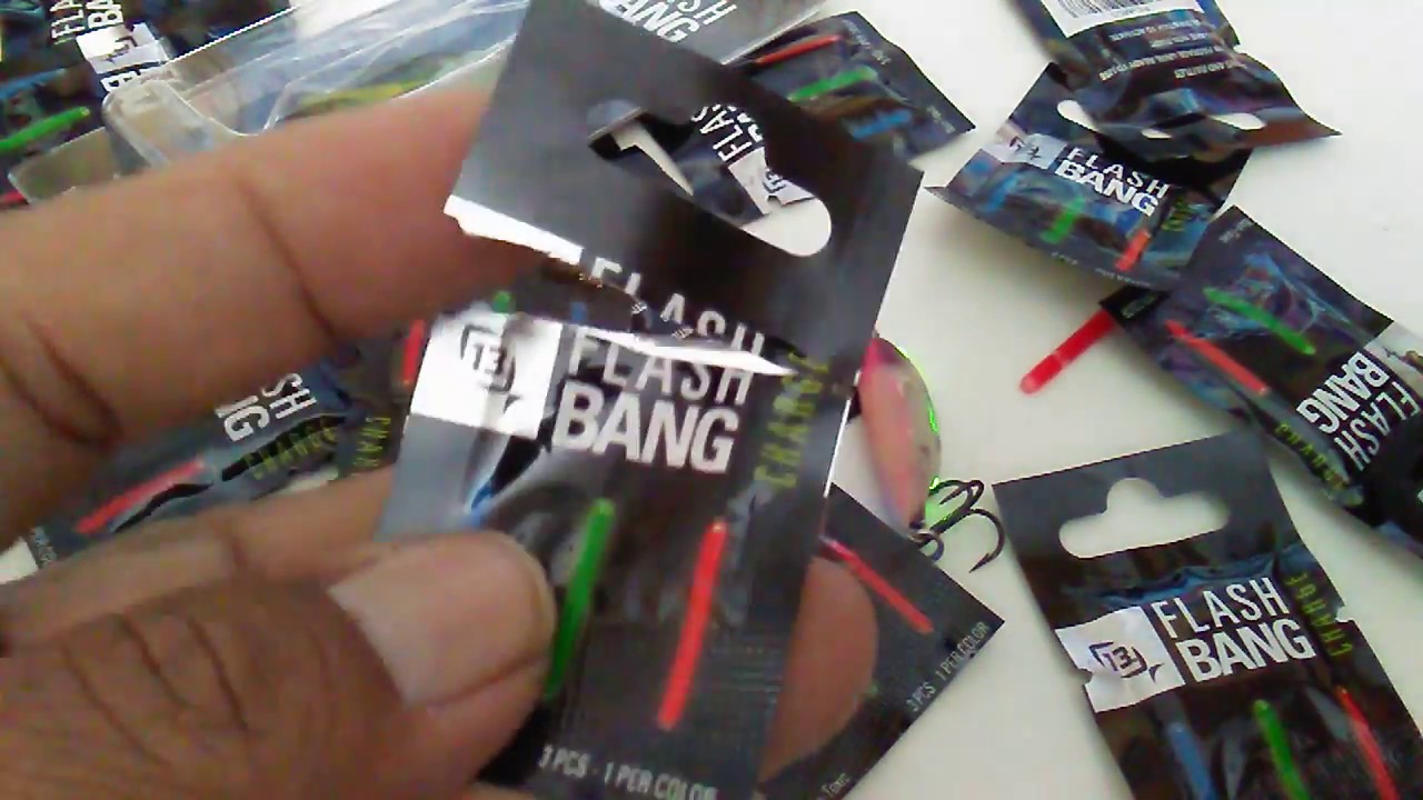 13fishing flash bang glo spoon modification