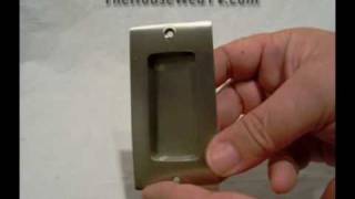 Hamilton Sinkler 2 In. x 4 In. Brass Flush Door Pulls