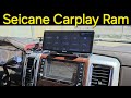 Seicane 10.26" Carplay Dash Camera Dvr Android Auto installed in Ram 3500