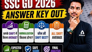 SSC GD 2026 Answer Key OUT! 😱 Shift Wise Average Score Normalization में किसके कितने मार्क्स बढ़ेंगे?