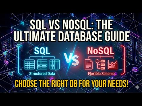 SQL vs NoSQL: The Ultimate Database Guide - YouTube