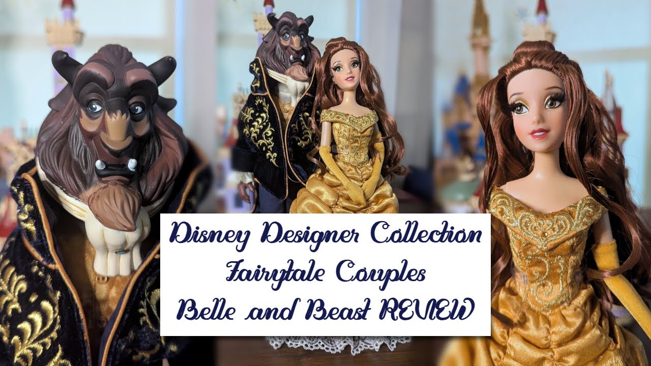 Дизайнерская коллекция Disney: сказочные пары, набор кукол Белль и Чудовище. ОБЗОР! 🌹