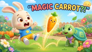 The Magic Carrot That Wouldn't Stop Bouncing!🥕🐰 | Kids MusicalAdventure   #KidsAnimation #KidsSongs 