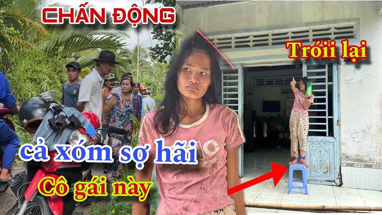 CHẤN ĐỘNG “ cả xóm bu lại xem cô gái tấn công tất cả khi nhìn thấy bất cứ ai