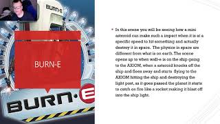 Physics in movie (BURN-E)