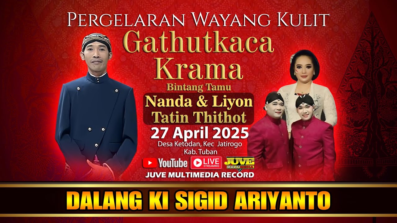 🔴 LIVE WAYANG KULIT KI SIGID ARIYANTO - FEAT TATIN THITHOT, NANDA & LIYON - 27 APRIL 2025
