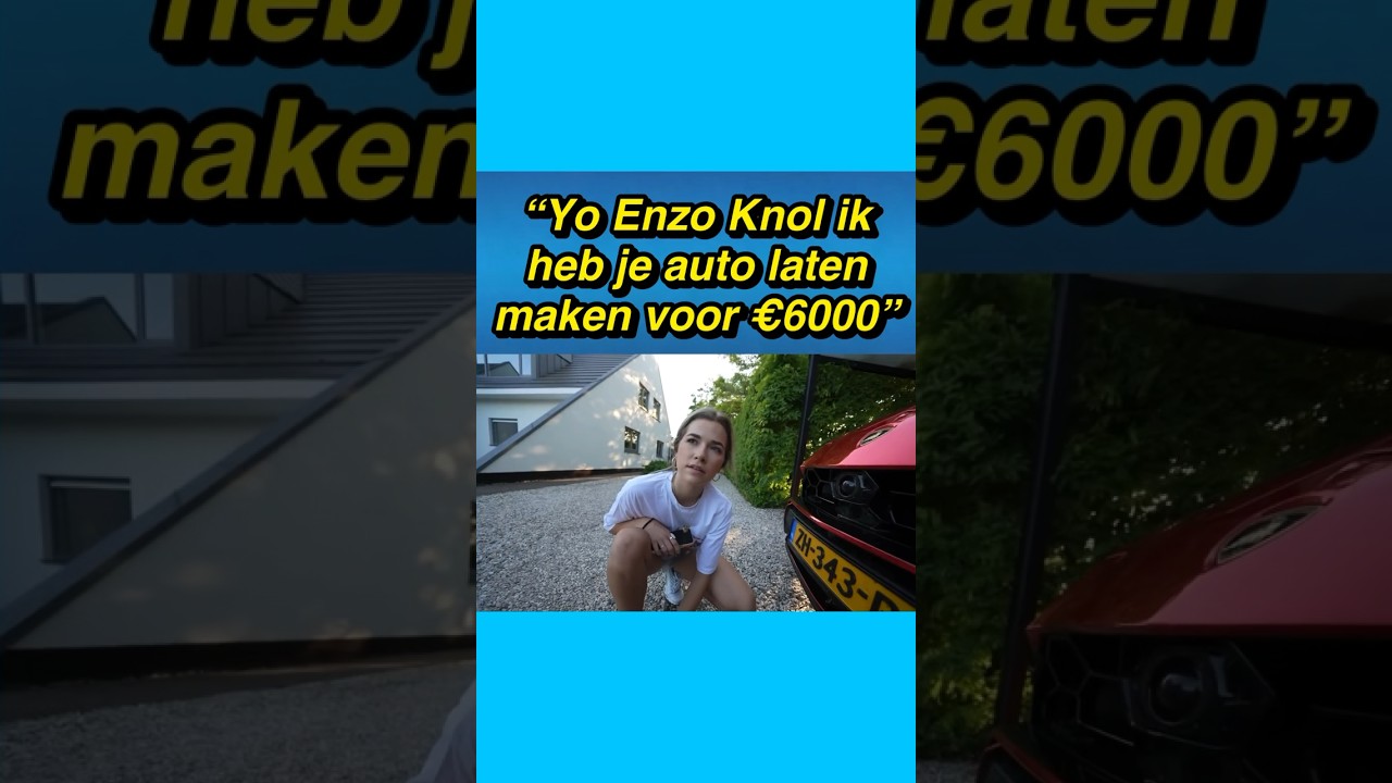 😂🚗 Gio en Jade over het maken van Enzo Knol zijn auto voor €6000 