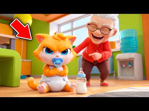 Granny Turned Me Into a BABY! 😾 (I Am Cat VR)