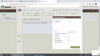 Het Starten Van Quayn En Maken Van De Eerste Vraag Van Een Toets Spelling