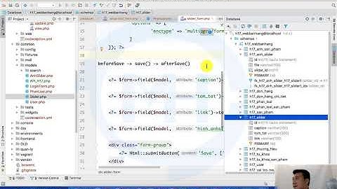 [YII2 - BACKEND] BÀI 8. QUẢN LÝ SLIDER P1 - UPLOAD ẢNH