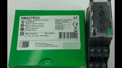 ROLE BAO VE CAO THAP AP RM22TR33 SCHNEIDER