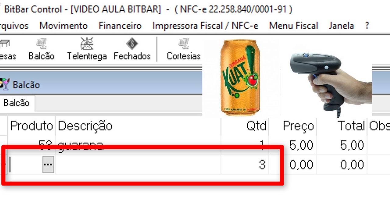BitBar - Venda de balcão