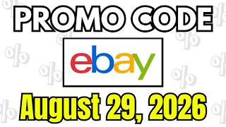 (NEW) eBay Promo Code & Coupon Code August 2026 | eBay Discount Code | 08/29/2026