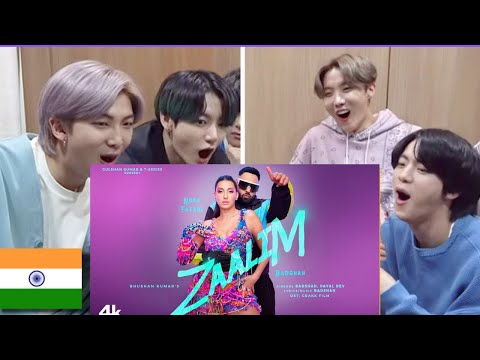 bts reaction to bollywood songs| ZAALIM (Official Music Video): Badshah, Nora Fatehi | Payal Dev