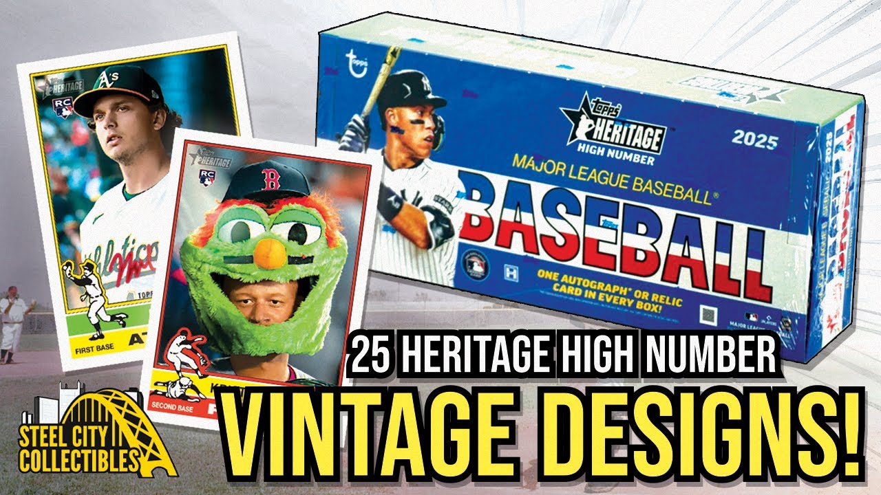 2025 Topps Heritage High Number Baseball Review | 1976 Design 