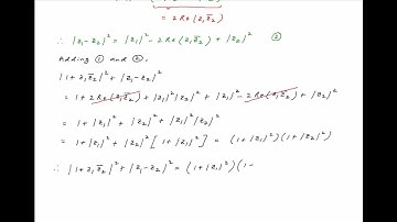 Prove that |1+z1*conj(z2)|^2 + |z1-conj(z2)|^2 = [1+|z1|^2][1+|z2|^2].