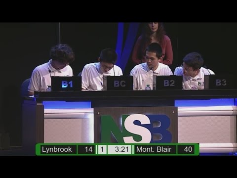 2016 National Science Bowl High School ChampionBeyond Schoolp Match