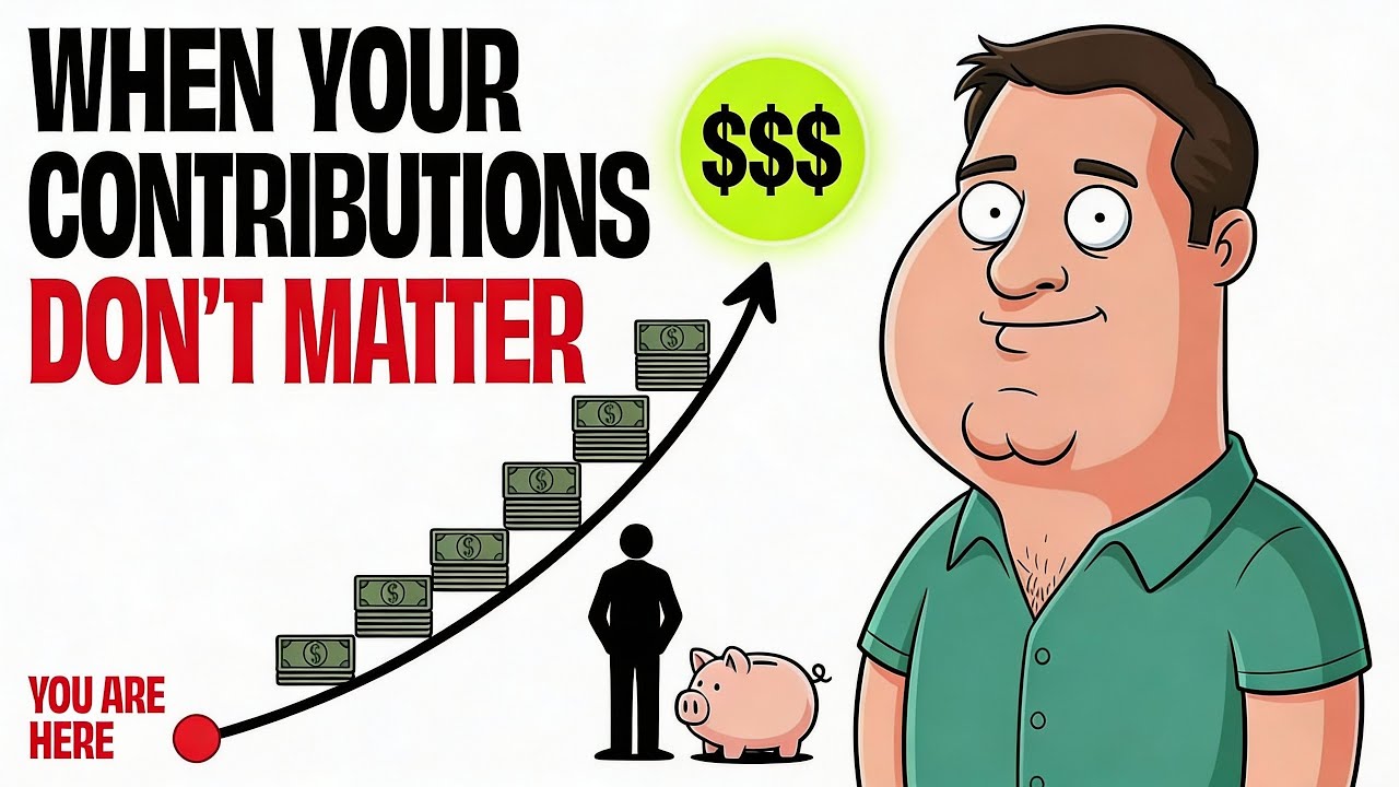 The EXACT Moment You No Longer Need To Invest For Retirement - When Contributions Dont Matter!