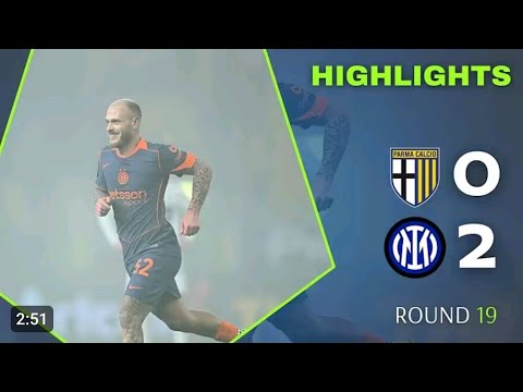 ملخص مباراة إنتر ميلان الإيطالي و بارما 2 0 اليوم  هدف قاتل 98 هدف دي ماركو