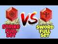 STRIKE Full Set VS SWORD Full Set [Runes] (Bedwars - Blockman Go)