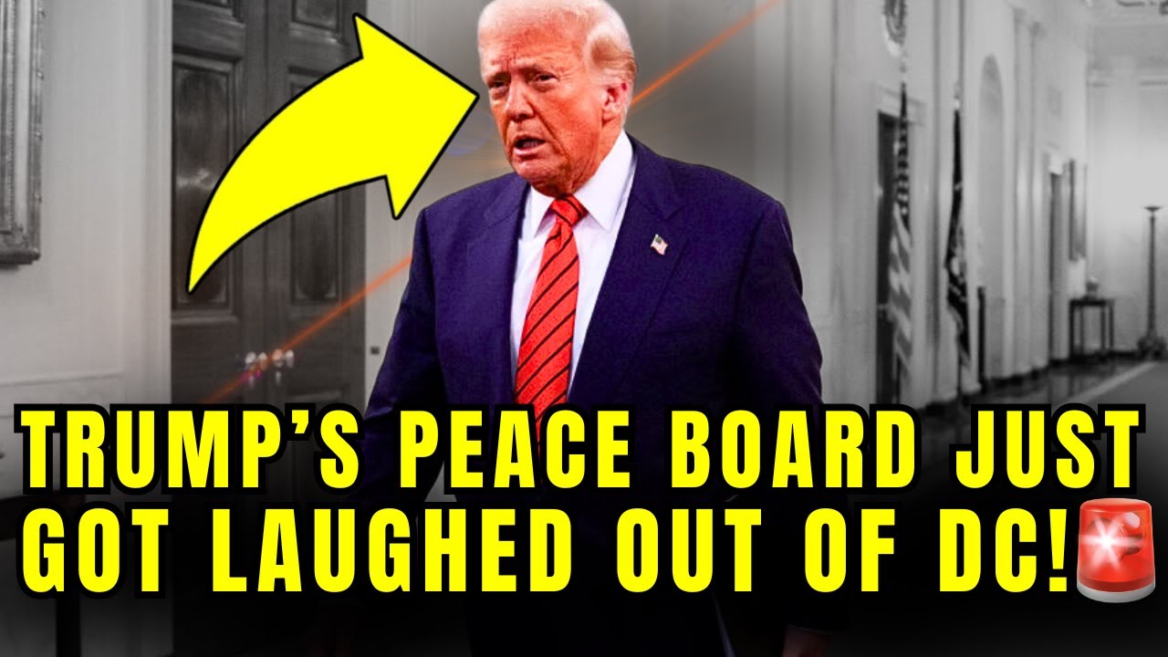 🚨Reporters Just BURST OUT Mocking Trump's IRONIC New "PEACE BOARD"