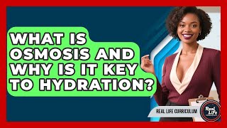 What Is Osmosis And Why Is It Key To Hydration? - Real Life Curriculum