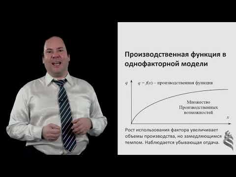 Видео: Что такое производственная функция и ее характеристики?