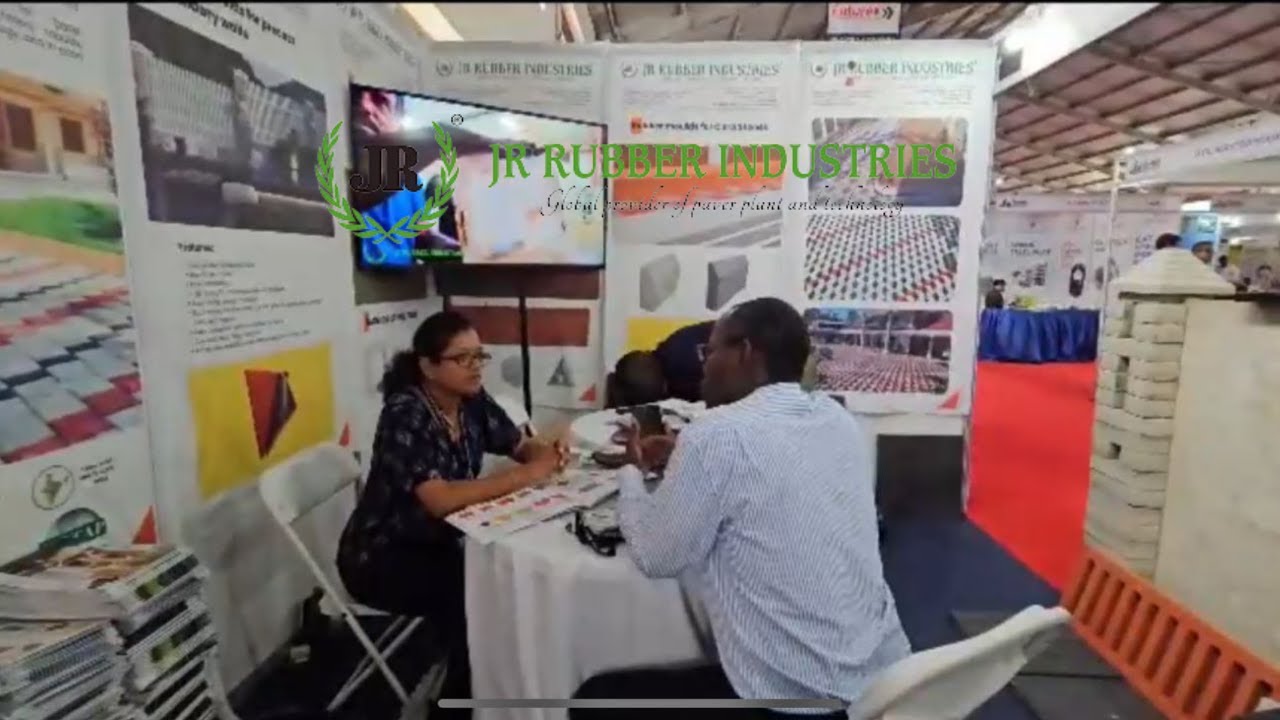 Exhibition at Lugogo Multipurpose hall, Kampala, Uganda - JR Rubber Industries