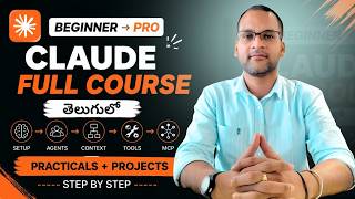 Claude Code Complete Course (Telugu) | From Beginner to Advanced | Build Real AI Projects #coding screenshot 4